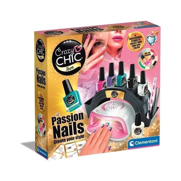 Zestaw Clementoni - Salon Stylizacji Paznokci Crazy Chic