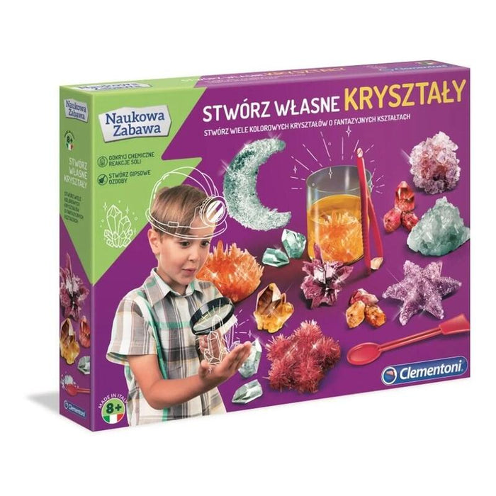 Zestaw Clementoni - Stwórz Wlasne Krysztaly
