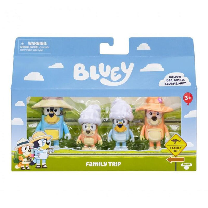 Zestaw Figurek Bluey Rodzinna Wycieczka