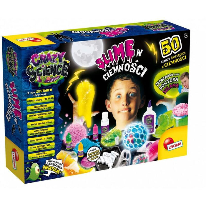 Zestaw Naukowy Crazy Science Slime W Ciemnosci