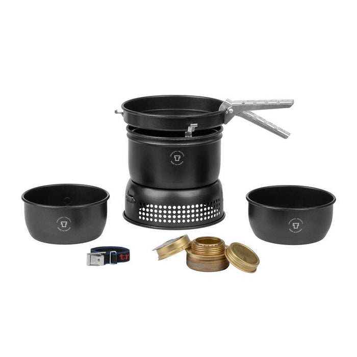 Zestaw Turystyczny Z Kuchenka Spirytusowa Trangia Stove 37-5 Ul/Bl, Black