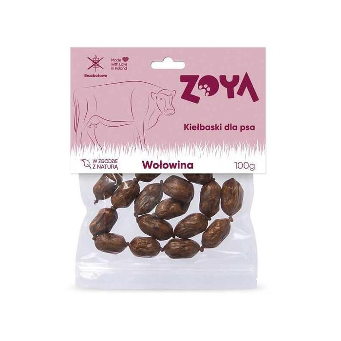 Zoya Beef Sausages - Premio Para Perros - 7 Uds.