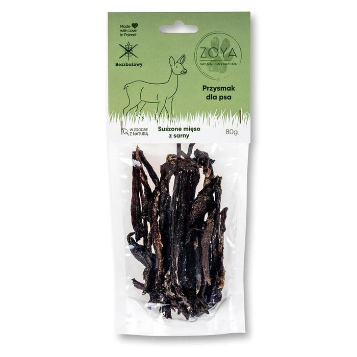 Zoya Dried Deer Meat - Premio Para Perros - 80g