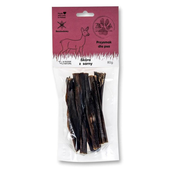 Zoya Roe Deer Skin - Premio Para Perros - 80g