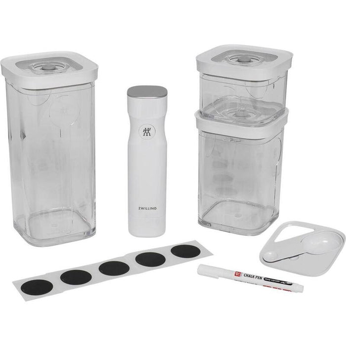 Zwilling Fresh&Save Cube Vakuum Set 6-Piece Transparent-White
