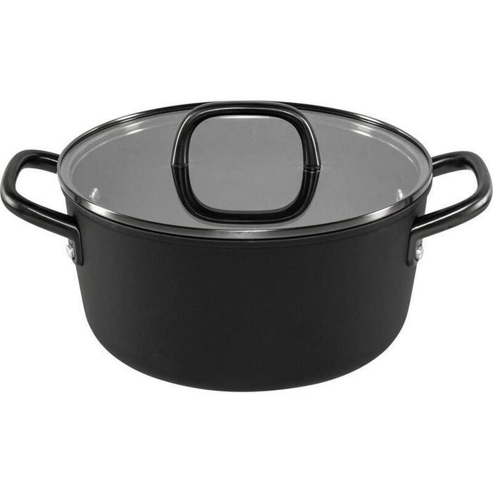Zwilling Milano Stock Pot With Glass Lid 24 Cm, Black