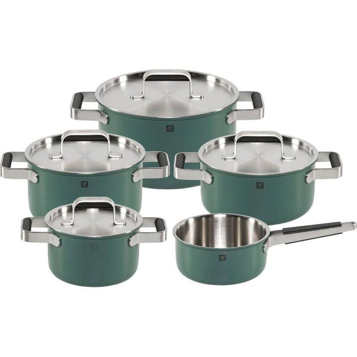 Zwilling Pure Cookware Set 5-Piece 18/10 Green