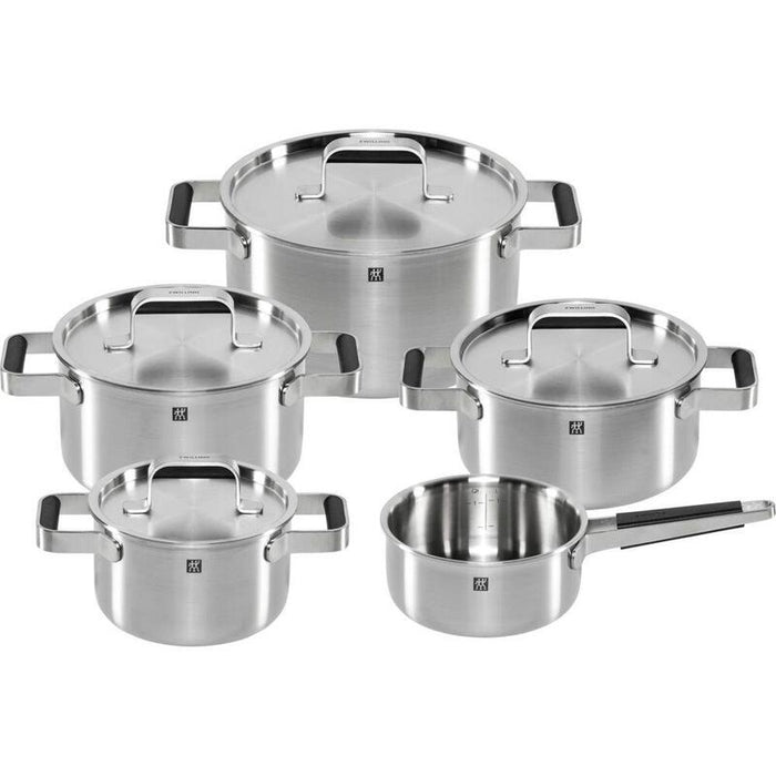 Zwilling Pure Cookware Set 5-Pieces 18/10 Stainless Steel